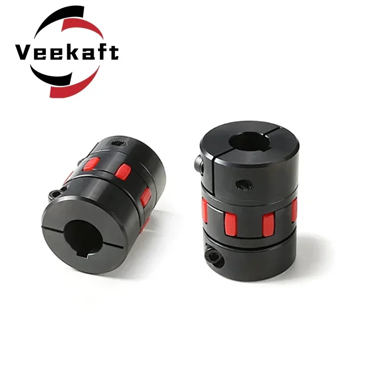 XL1 D40L66 1PC 8/10/12/14/16/18/20/24mm GR19 CNC Motor ballscrew Jaw spider plum steel Shaft Coupler Flexible Couplin shaft coupler flexible coupling shaft connector