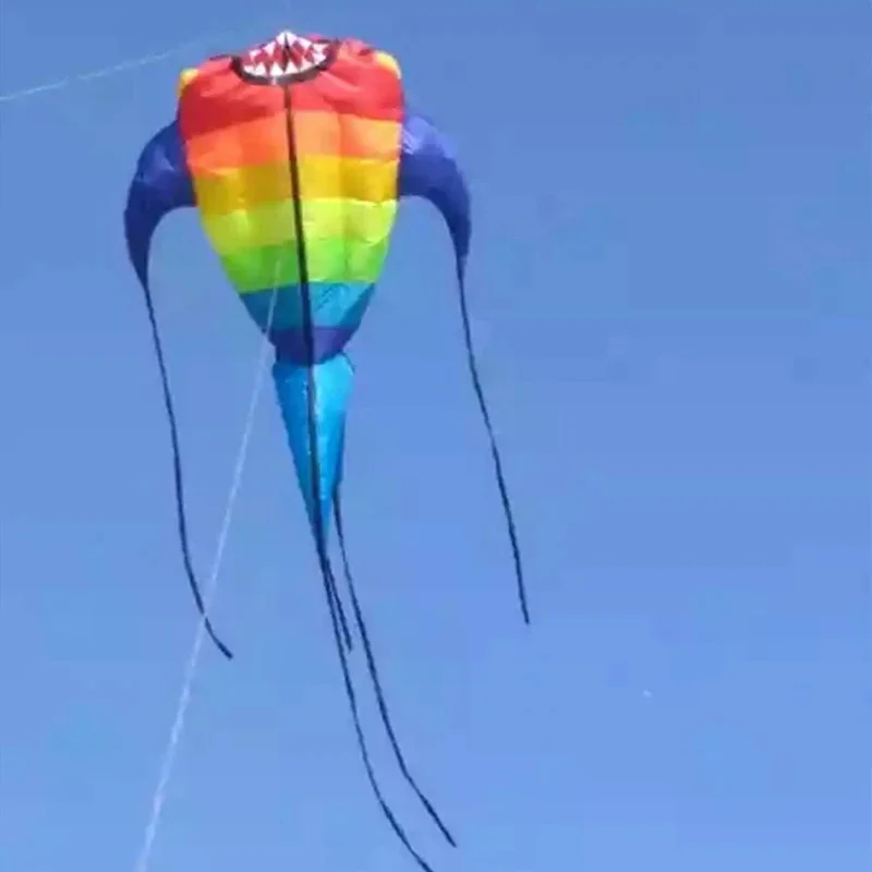 Spedizione Gratuita Sea Monster Kite Flying Outdoor Fun Toys Fish Aquiloni Buggy Kite Board Hobby Kite Fabric Soft Kite 3D Trilobite