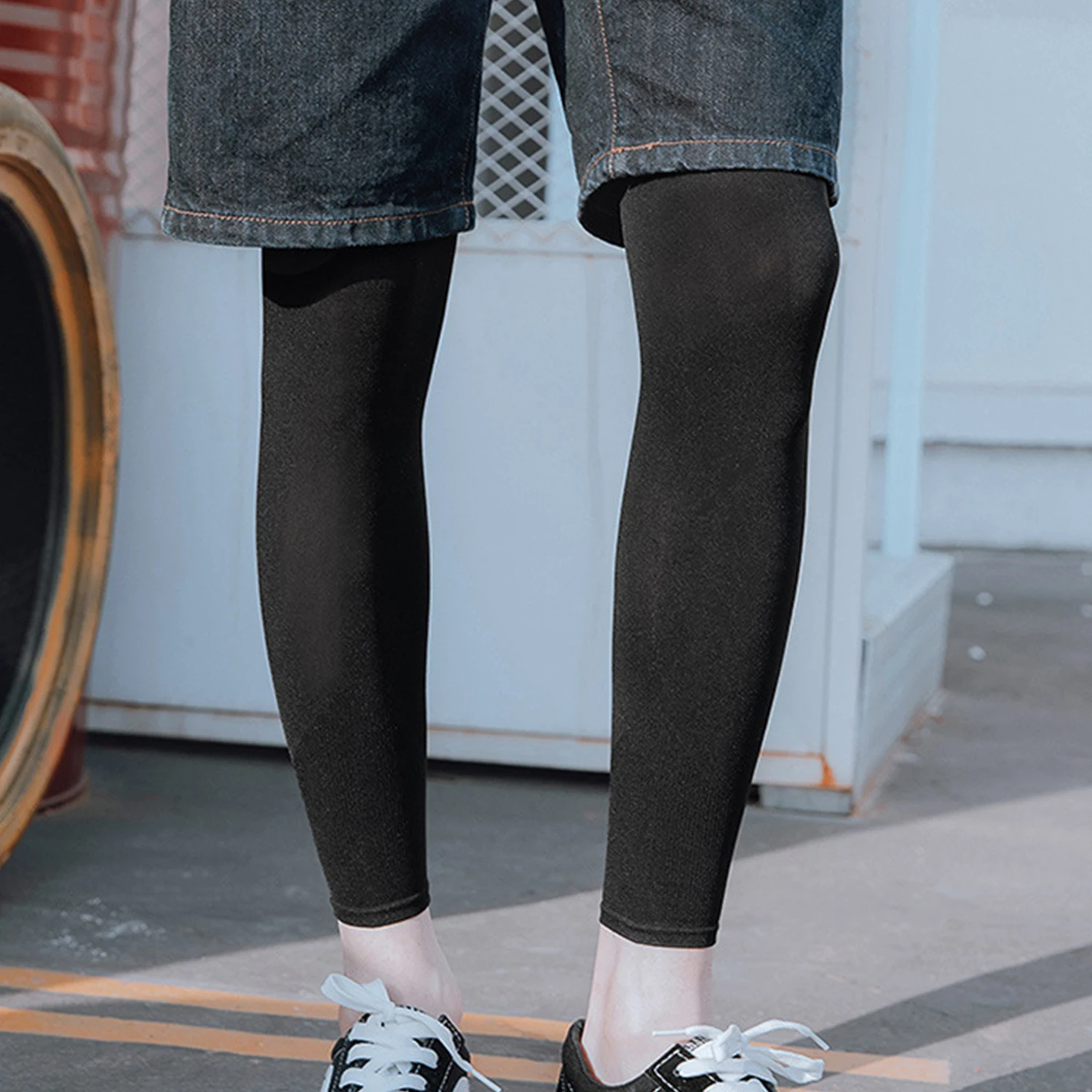 1PairCyclingLegCoverMenWomenIceSilkSunProtectionLegWarmer