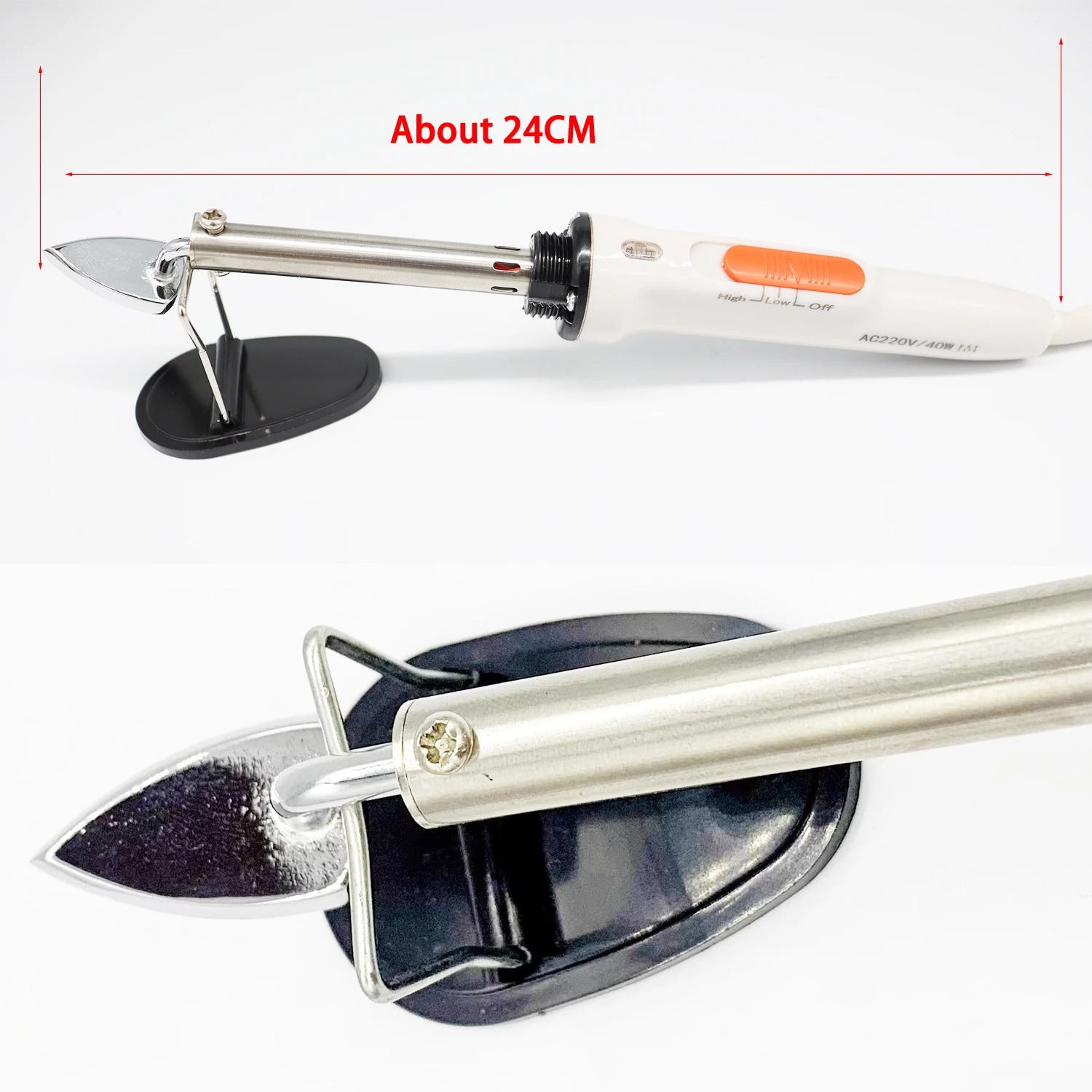 40w Mini Iron 130/250 Adjustable Quick Heating Electric Soldering Household Leather Clothing Wrinkle Removal Leather Iron