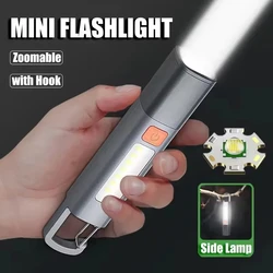 Ultra Bright LED Tactical Flashlight with Built - in Rechargeable Battery (Hot sale flashlight)