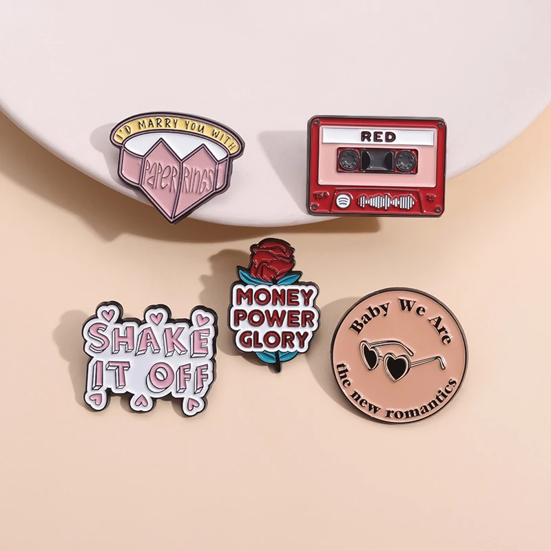 thumbnail image 2 of Poker Accessories For Men XHjewelryadd Cartoon Poker Enamel Pins Badges Funny Playing Cards King Queen Brooch Metal Hat Pins For Men 2 of 12