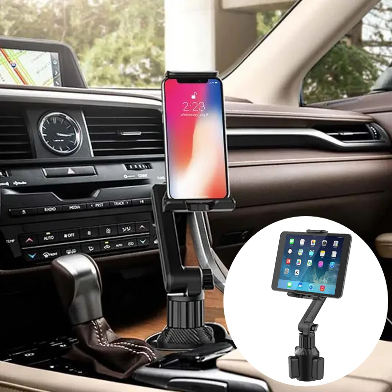 NewCarCupHolderTabletMount360RotationAdjustableUniversal