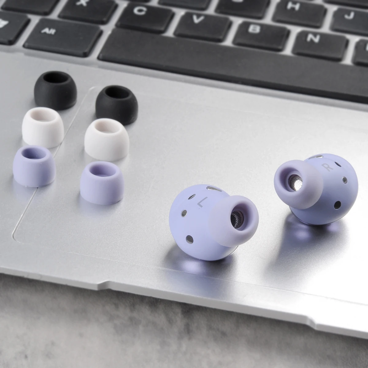 

Силиконовые насадки для ушей для Samsung Galaxy Buds Pro, насадки для наушников True Wireless, насадки для наушников, силиконовый чехол для наушников, 6 шт.