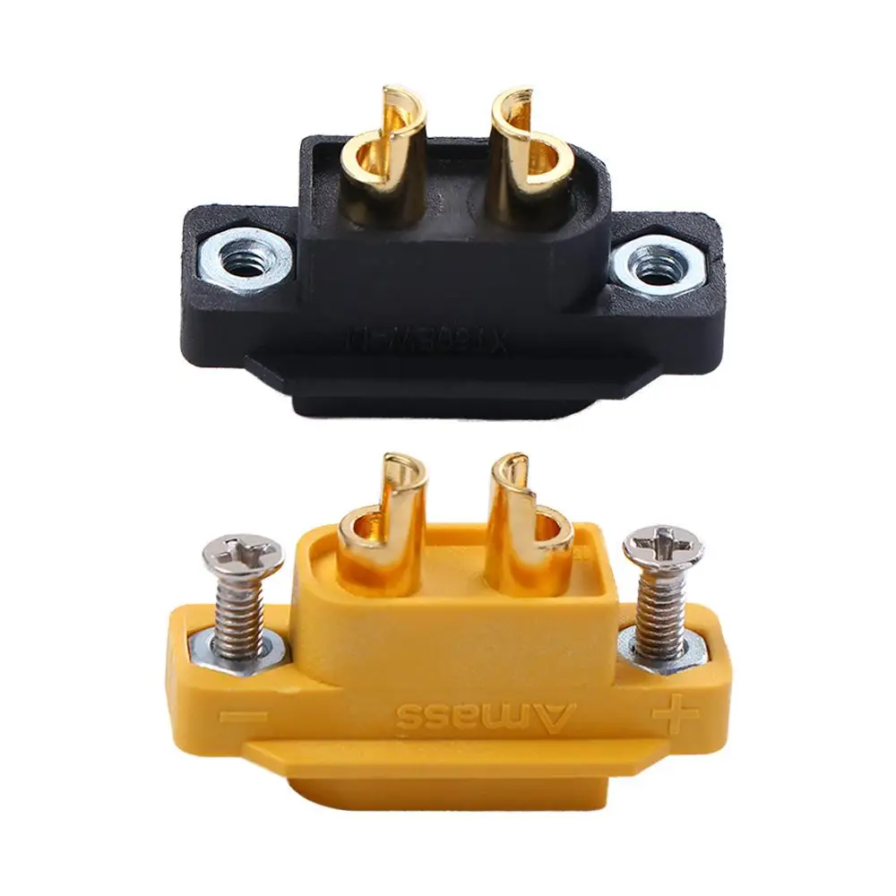 

Black Racing Accessories DIY Spare Part Mountable XT60E Male Plug Battery Connection Plug Connector DIY Connecting Parts