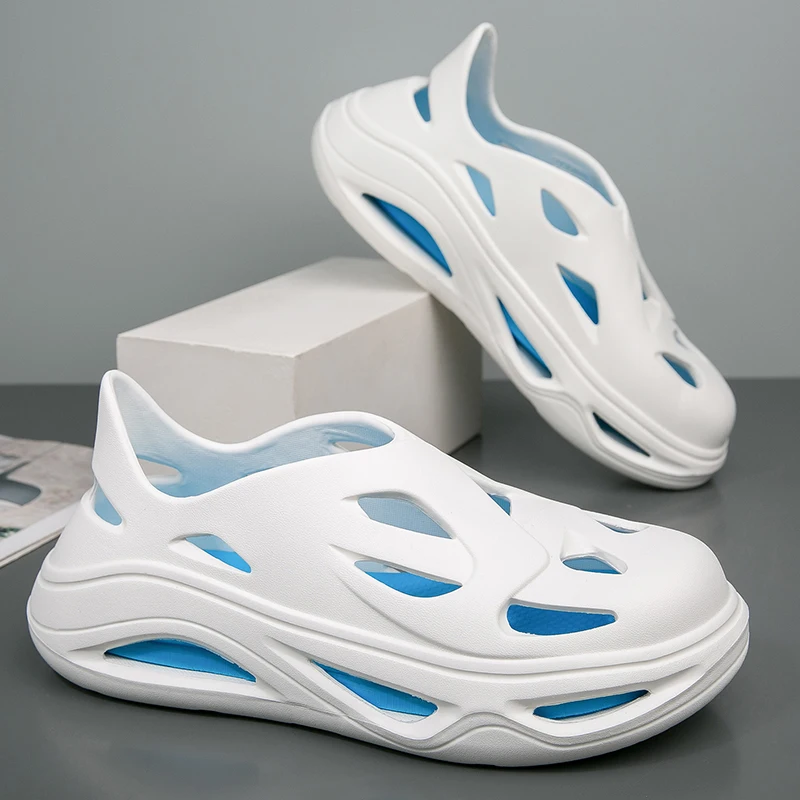 Léto pohodlné pánské sad dřeváky móda EVA injekce boty ležérní sandal pánský pláž bačkory voda kaluž bota vysoký kvalita