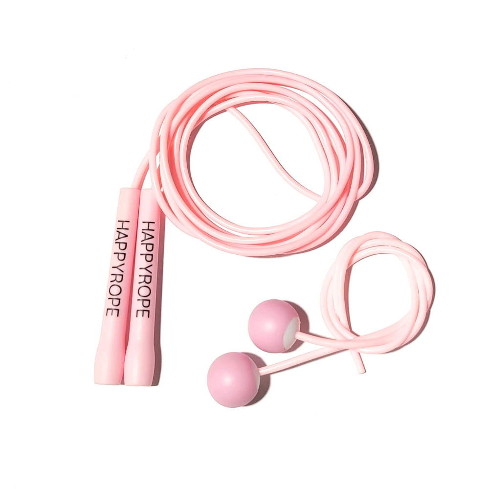 2 in 1 kids jump rope cordless wireless ball and rope begineer HAPPYROPE children pvc small handle easy use