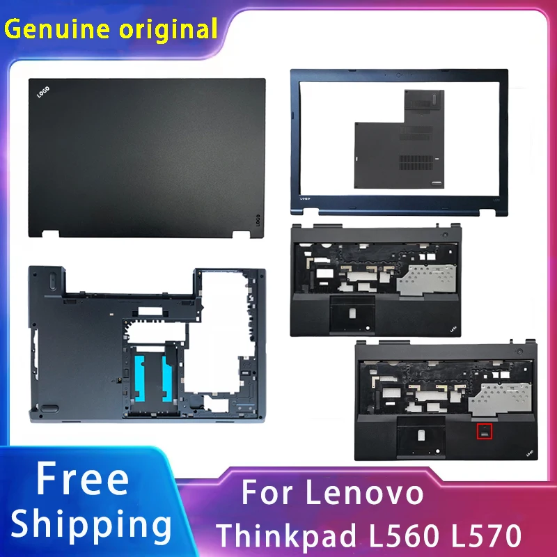 

New For Lenovo ThinkPad L560 L570;Replacement Laptop Accessories Lcd Back Cover/Front Bezel/Palmrest/Bottom With LOGO