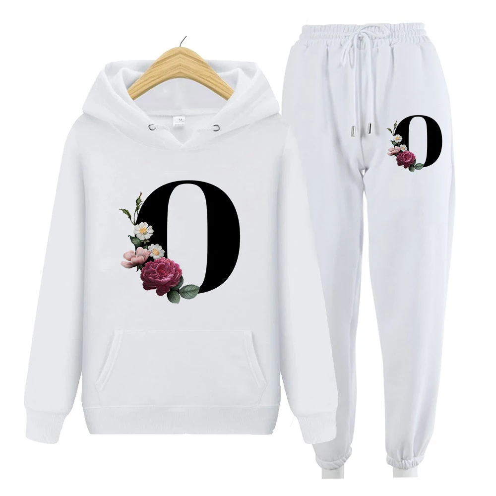 Two Piece Sets Hoodies Women Sweatshirt Winter Long Sleeve Hoodies Harajuku Hoodie Vintage Letters Print Sweatshirts Sudadera