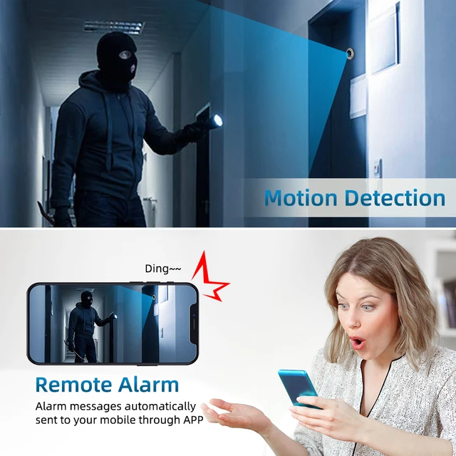 2.4/5G Wifi Video Peephole Camera Motion Detection Door Viewer Video eye Wireless Intercom Home Security Auto Record 3