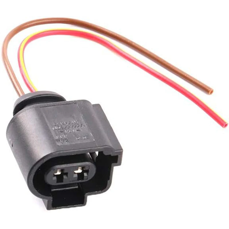2 Pin Waterproof Connector Wiring Harness Horn Plug Rear Hand Auto Sensor CAR Connector 1J0973722A 1717692