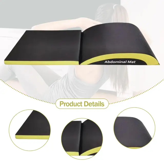 Ab Exercise Mat Tailbone Protection Core Training Foldable Lumbar Support Exerciser Sit up Pad Cushion Ab Workout Equipment 6