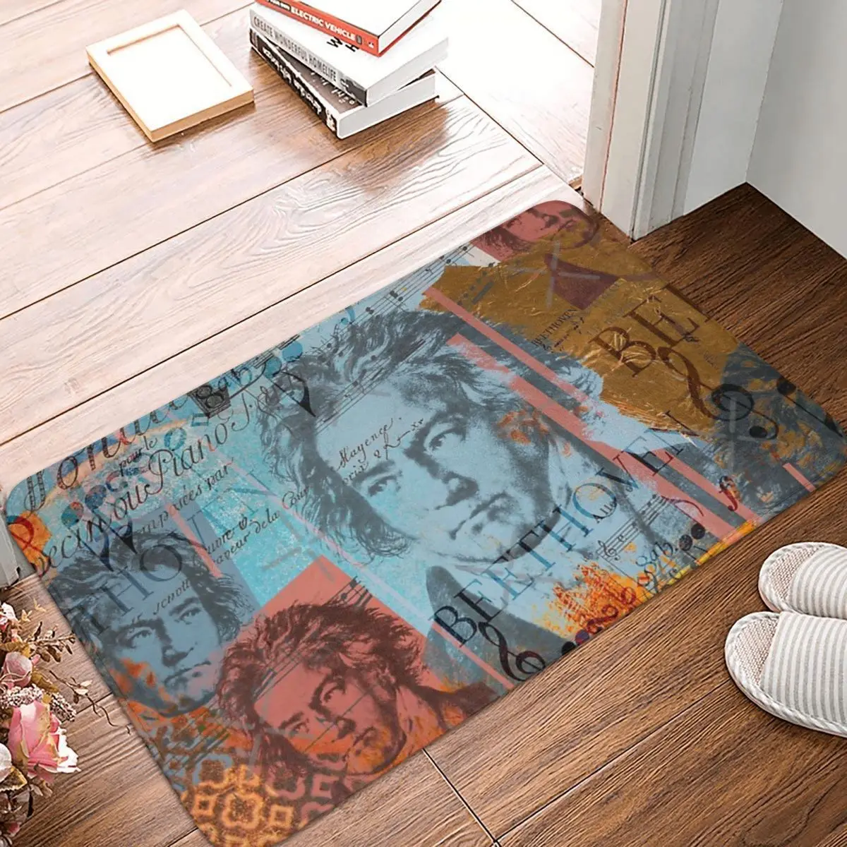 

Напольные коврики с коллажем, 60x40 см, из полиэстера