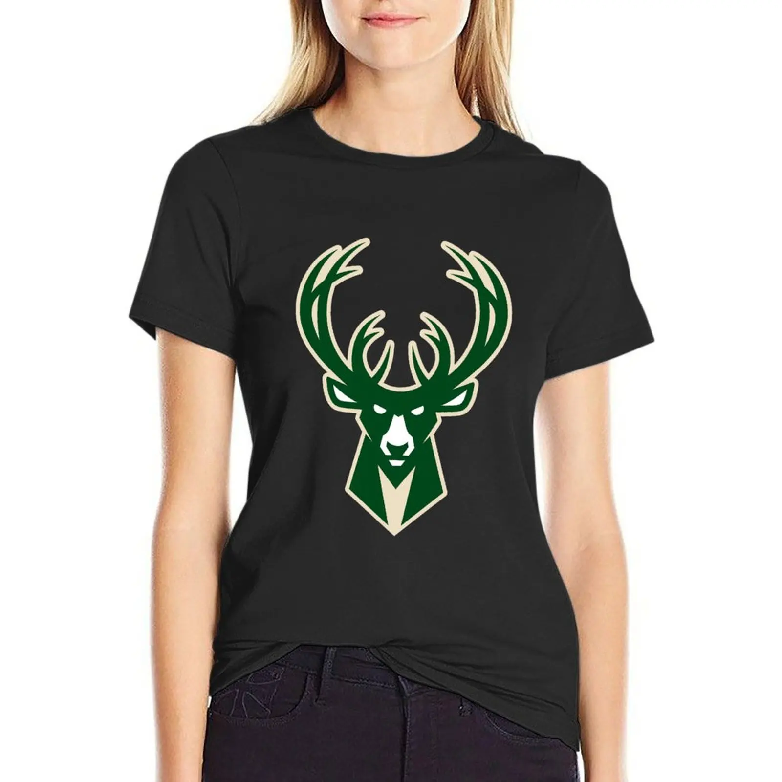 

BucksCity T-shirt cute tops Blouse funny t-shirt dress for Women long