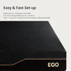14 Inch King Memory Foam Mattress for Back Pain,Cooling Gel Mattress Bed in a Box,Therapeutic Medium 76x80x14 Black Mattress 3