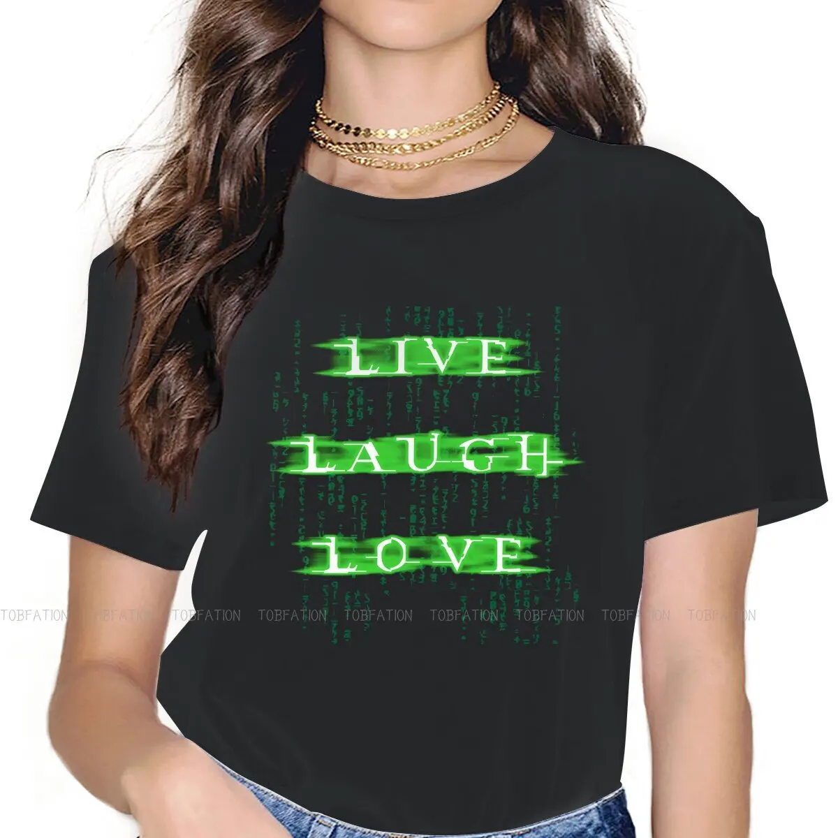 Maglietta Da Donna Blue Pill The Matrix Neo Girocollo Ragazze Top 4Xl Lady T Shirt Humor Fashion Gift