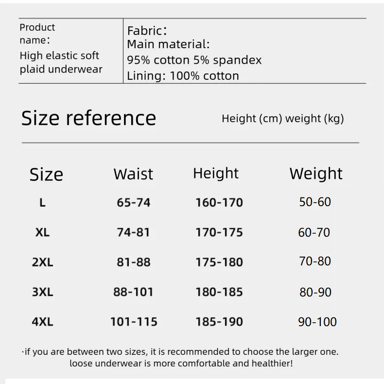 3PC 100% Cotton Men's Underwear Autumn Winter New 10A Antibacterial BoxerShorts Loose Comfortable Men's Quadrangle Underpants S55da2c75df434f6190688e2d5a5b0bdfh