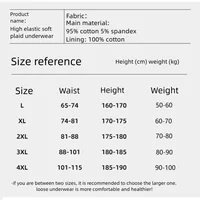 3PC 100% coton sous-vêtements masculins automne hiver nouveau 10A antibactérien BoxerShorts ample confortable hommes quadrilatère caleçon 6