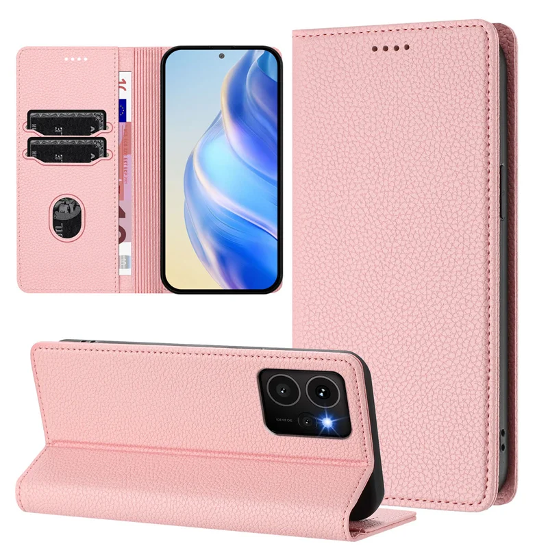 Magnetic Leather Wallet Flip Case - Premium Retro Cover
