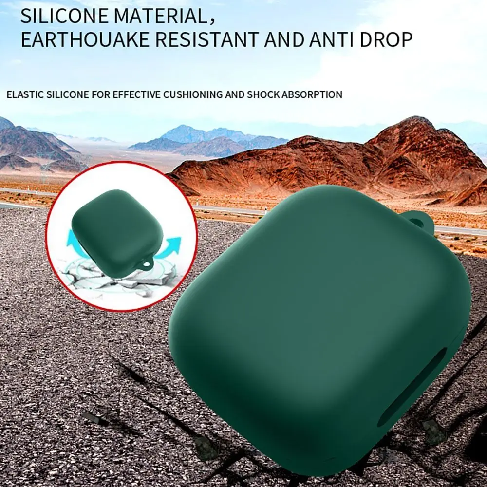 Silicone Earphone Case Anti-fingerprint Dustproof Wireless Earphone Accessories Fall Prevention Compact for Anker Soundcore P30i