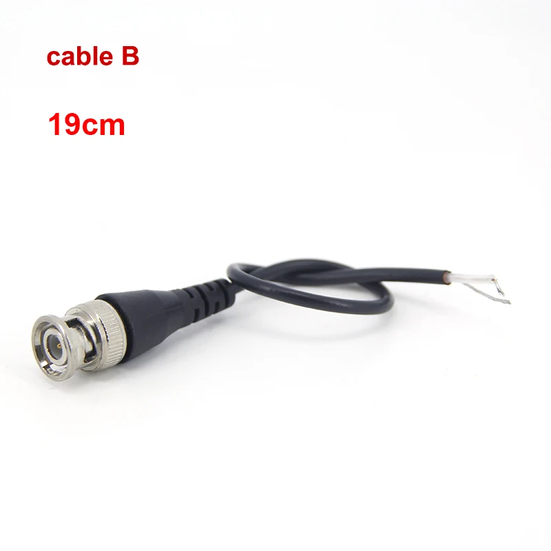 PNGKNYOCN BNC Pigtail Cable, 75 Ohm Bnc Macho A Alambre Desnudo
