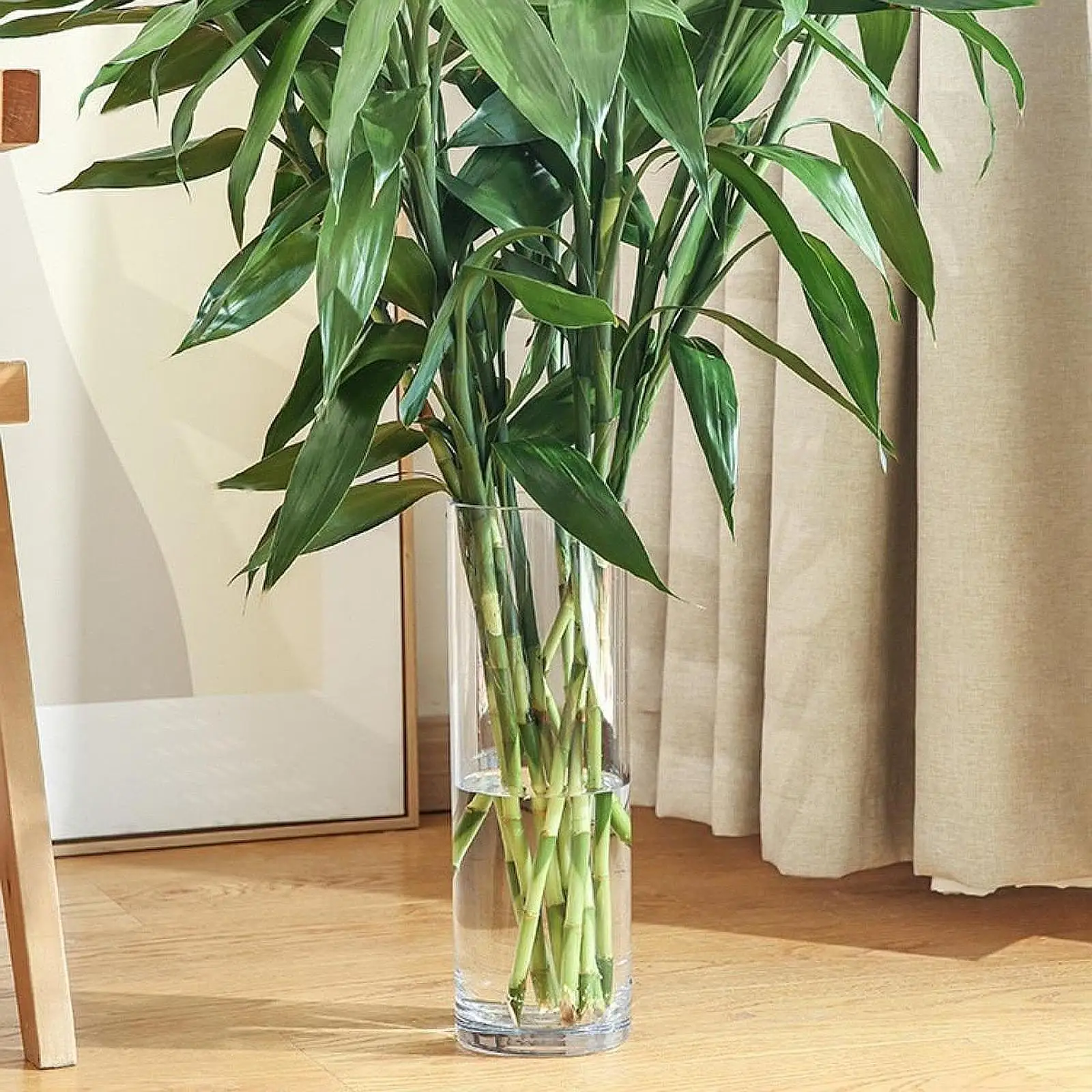 Acrylic Cylinder Vase Home Decoration for Desk Office Wedding Centerpieces
