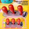 Children's Toys Claw Machine Small Household Gaming Devices Mini Clip Doll  Coin Operated Egg Twisting Machine Boy Birthday Gift 3