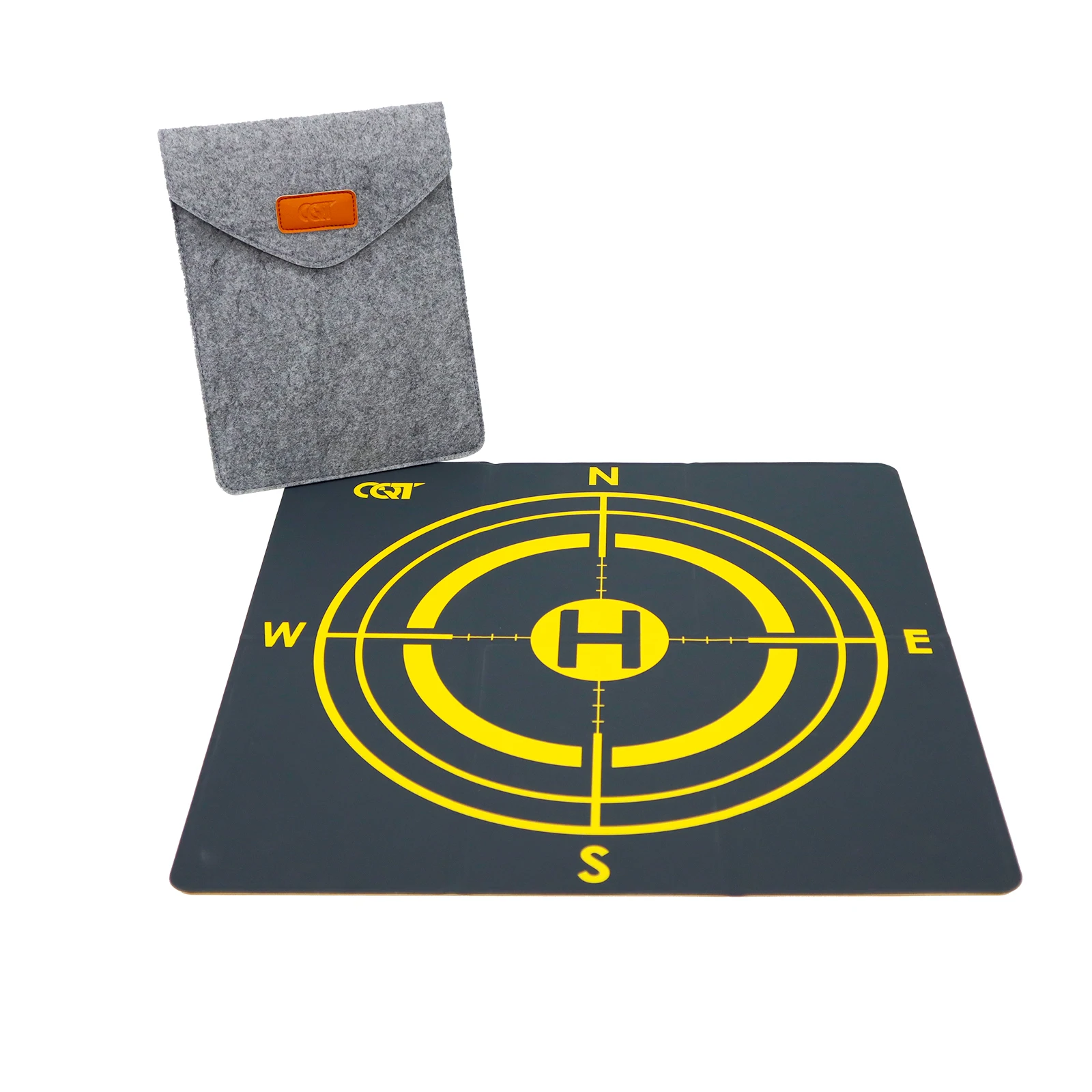 Tapis d'atterrissage drone 43x43cm PU imperméable pliable avec sac