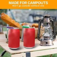 Ouvre-bouteille Portable Simple, réutilisable, facile à utiliser, scellé, pour boissons, bière, Cola, dissolvant de couvercle, fournitures de cuisine, outils de Camping 4