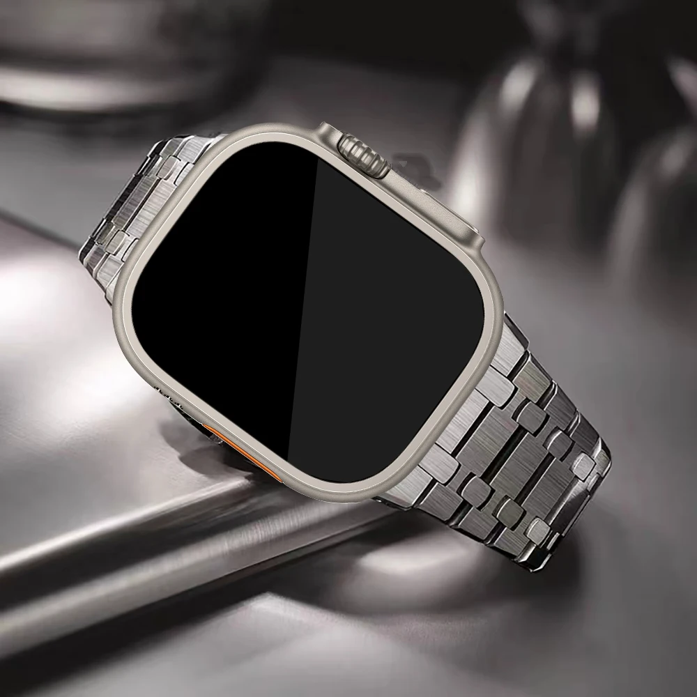 Link Bracelet for Apple Watch 49mm Band 45mm 44mm 42mm 41mm 40mm 38mm