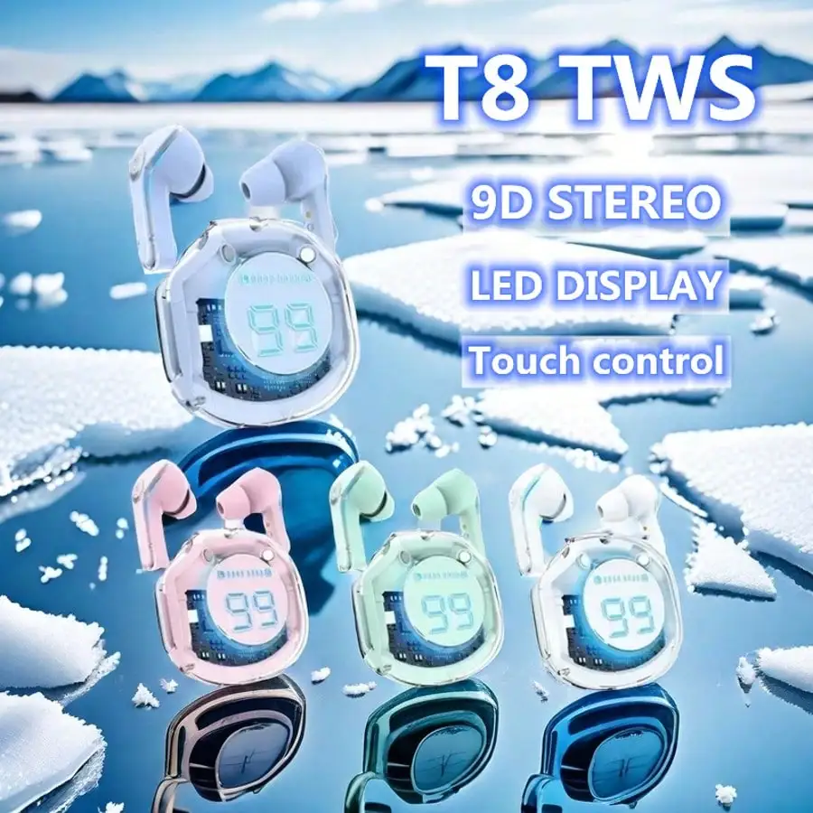 Wireless Earbuds Bluetooth Sport Headsets Noise Reduction Earphones