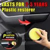 Car Plastic Restorer Auto Interior Panel Renewal Wax Coating Leather Plastic Rubber Polish Repair Auto Reconditioning Cream Care 1