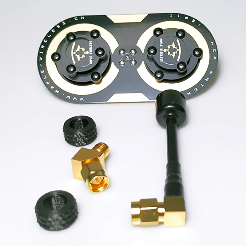 Description Picture 5 of itemMaple Wireless Antenna 11dBi 5.8GHz SMA Circular Polarized FPV Antenna KIT Fatshark SKYZONE Monitor RC FPV Goggles Original