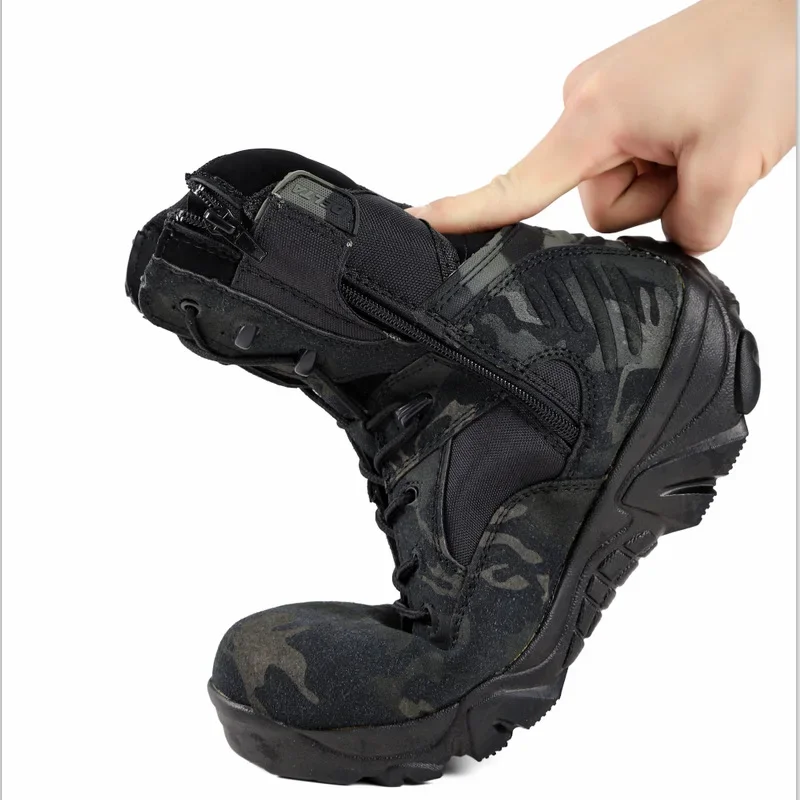 Men's Boots 2026 New Combat Shoes For Men Outdoor Sport Climb Mountains Cross Country Men Sneakers sapatos masculinos - 4