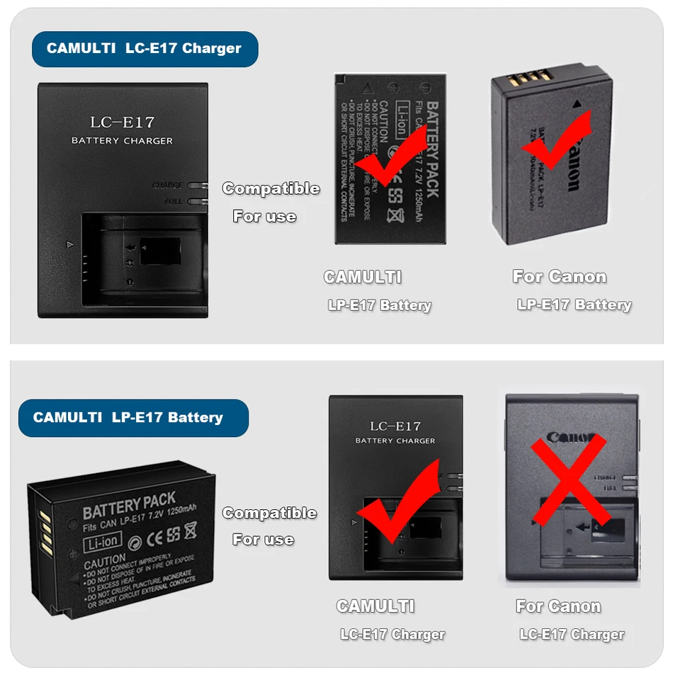 Blumax Akku Passend Für Canon LP-E17 EOS RP M3 M6 750D 760D R8 - Foto 8