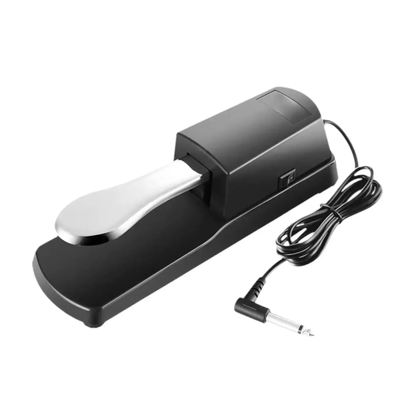 Sustain Pedal for Keyboard, Universal Piano Pedal with Polarity Switch for Digital Piano 1/4'' (6.35mm) Input Plug, 63'' (1.6m)