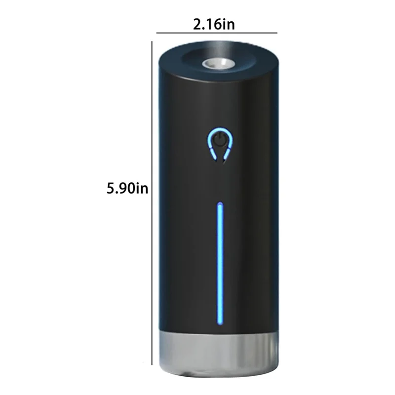 Black Small Aromatherapy Machine For Home: Automatic, Silent Deodorizing Spray Fragrance Device