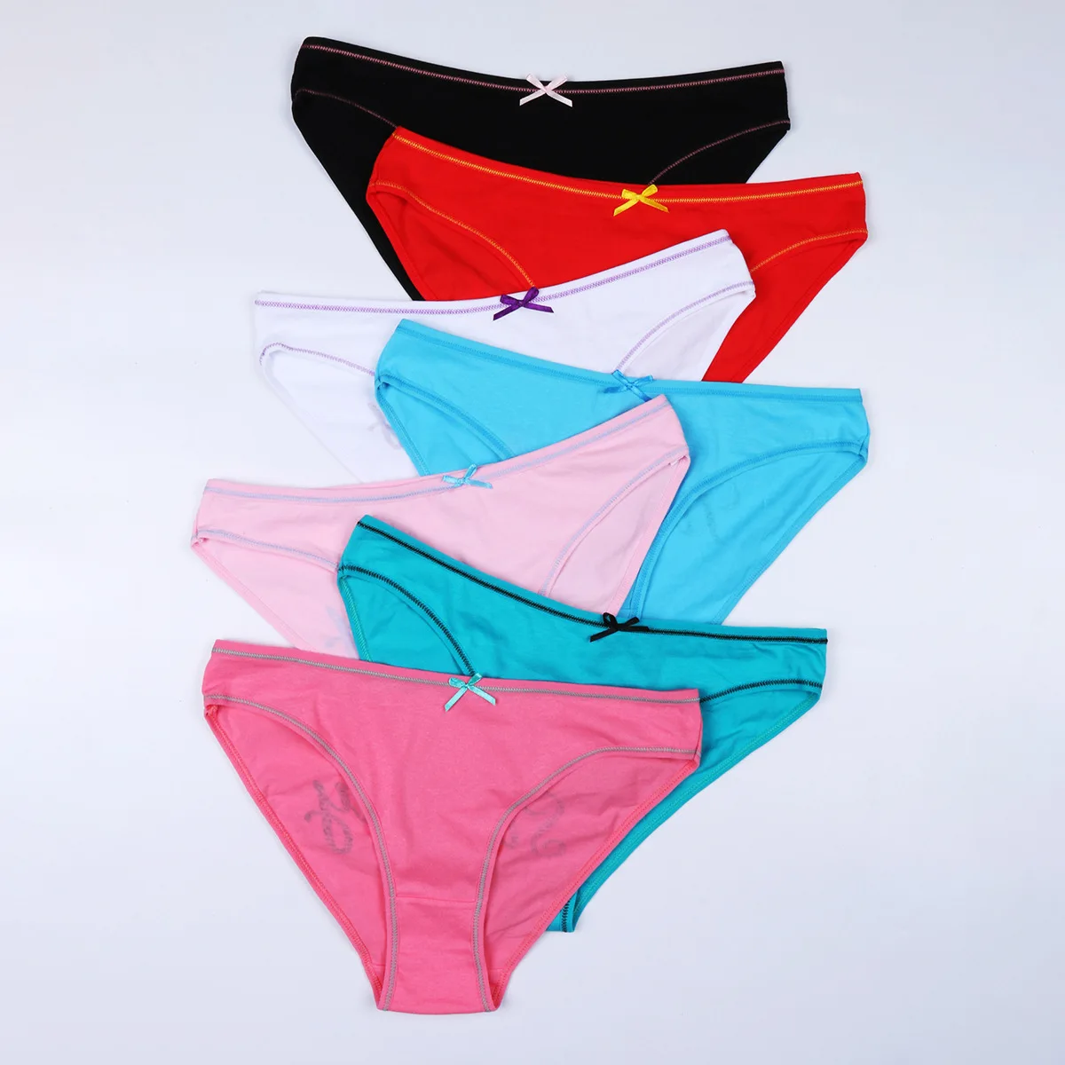 7 Pack Ladies Knickers Cotton Underwear Women Panties 7 Days A Week Printed  Briefs Female Comfort Breathable Underpants S-XXL