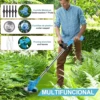 Cordless Lawn Mower Handheld Electric Grass Trimmer Adjustable Garden Tools For Makita 12V Battery 3