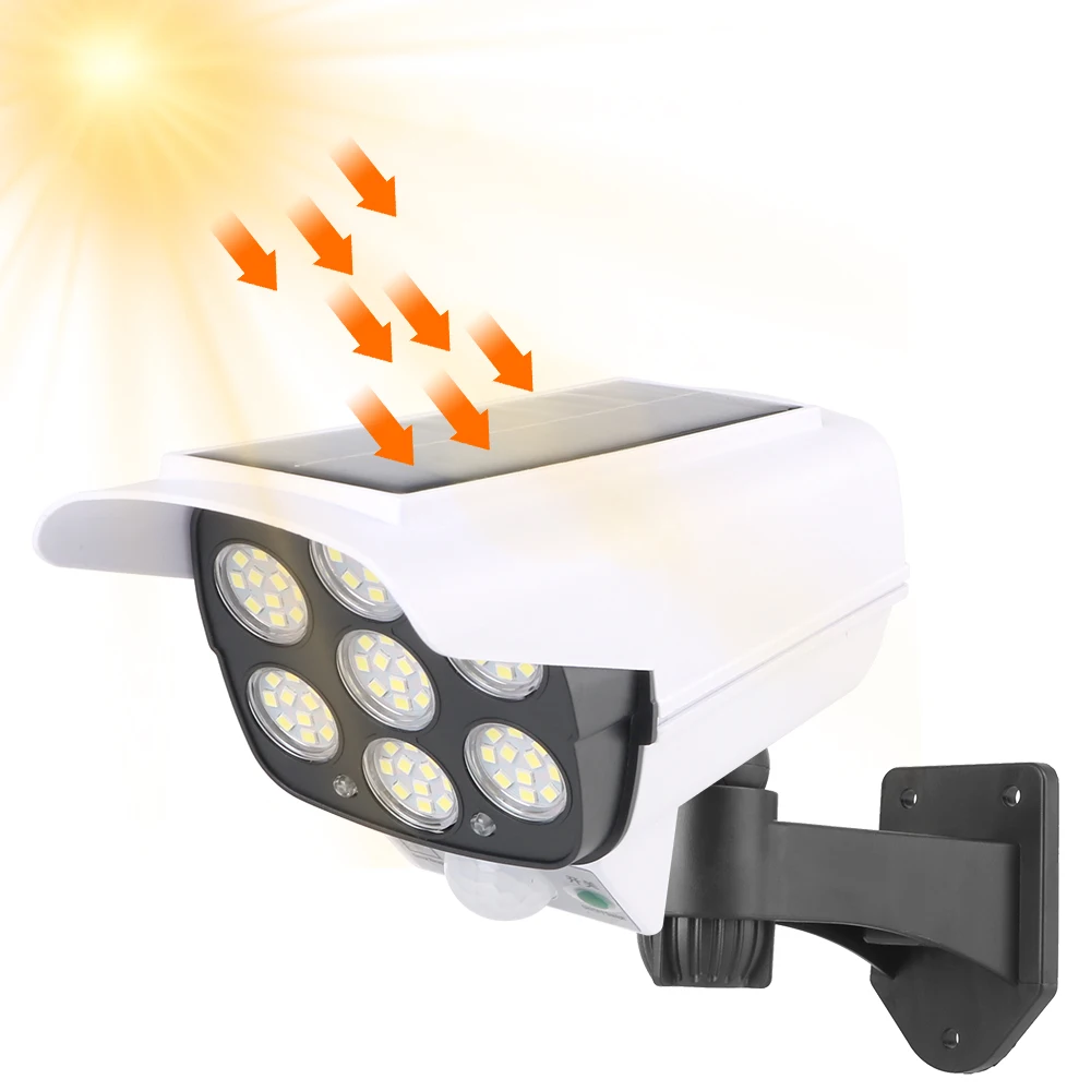 3 وضع للمنزل حديقة 77LED IP65 مقاوم للماء ضوء الشم...