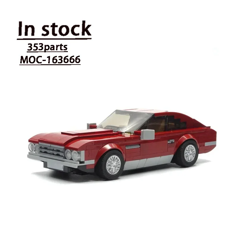 

MOC-163666 New Cool Supercar Assembly Splicing Building Block Model MOC Creative Educational Kids Birthday BuildingBlocksToyGift