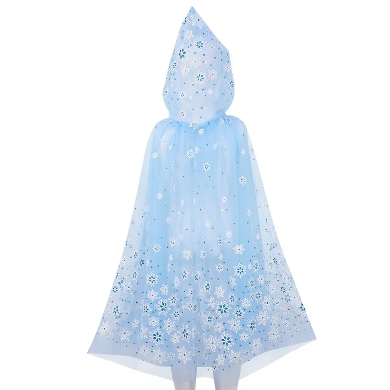 Hooded Cape Capa De Frozen Con Capucha Disfraz De Frozen De
