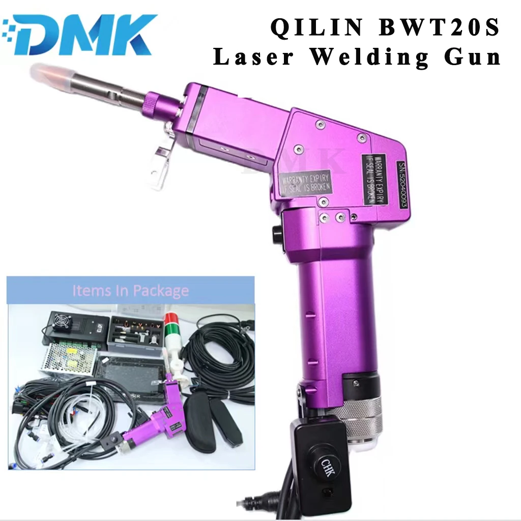 

Qilin BWT20S Fiber Laser Welding Gun Head For Stainless Steel Carbon Steel Alminum Soldering Laser Welder