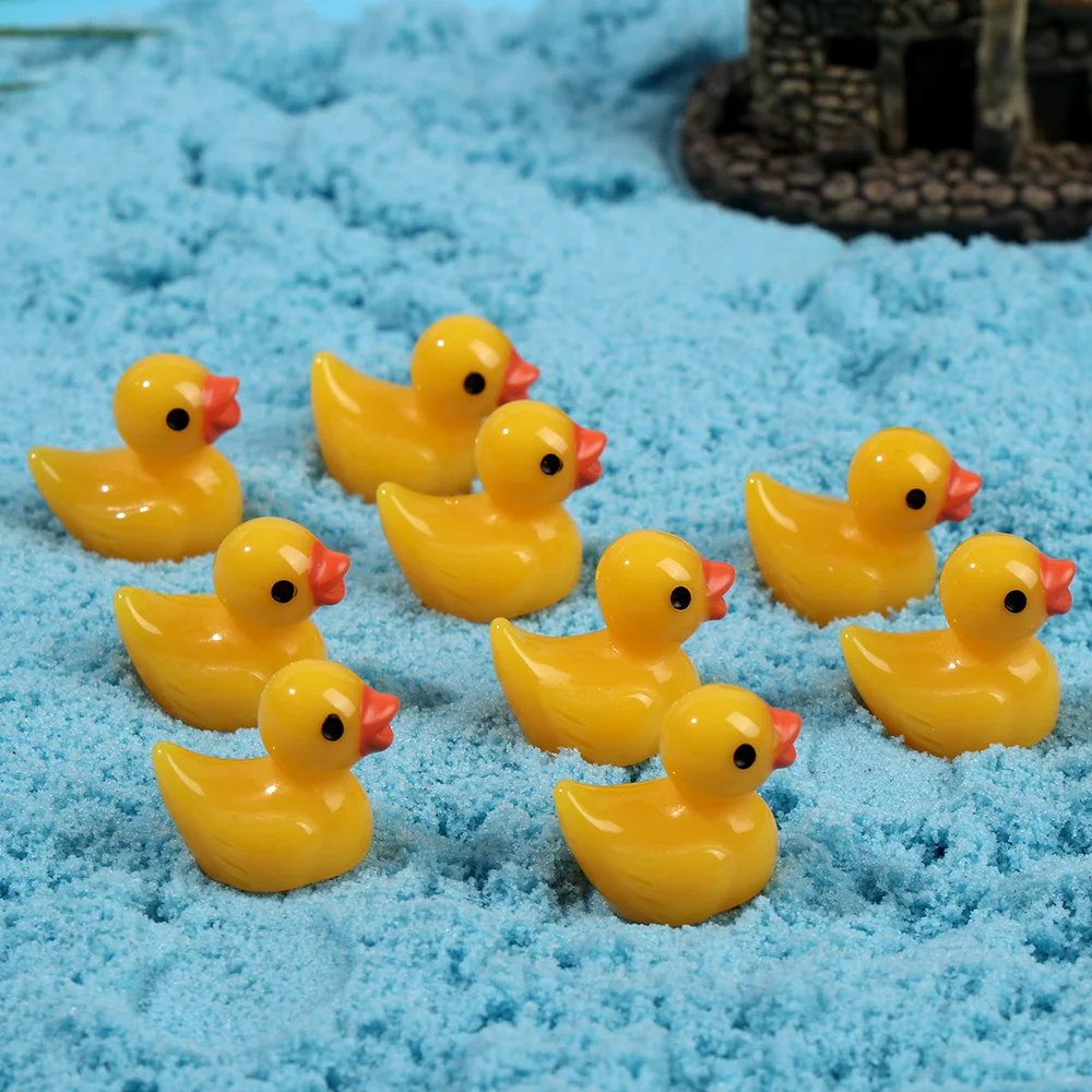 

10 шт., милые мини-фигурки из полимерной смолы