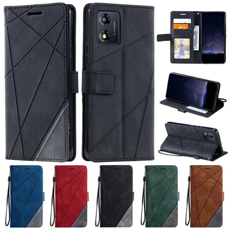 E13 Custodia Per Coque Motorola Moto E13 Cover Luxury Flip Wallet Custodia In Pelle Per Funda Motorola E13 Motoe13 E 13 Custodie Per Telefoni