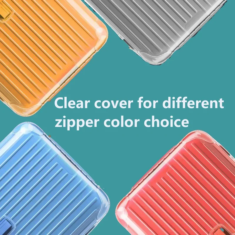 Luggage Covers For Rimowa Essential Trunk Plus Suitcase Protector Case PVC Clear Dustproof Covers with Zipper Custom