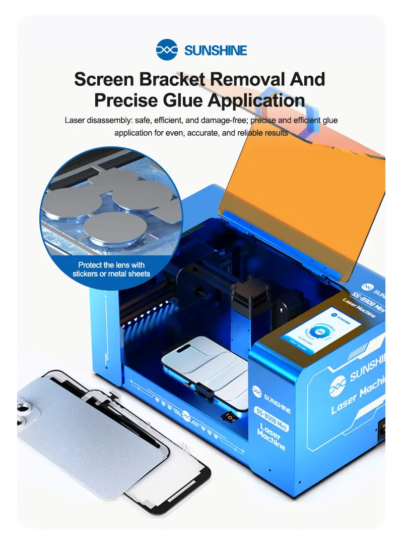 SUNSHINE SS-890B MINI Laser Separator for IPHONE X-17 Screen/Back