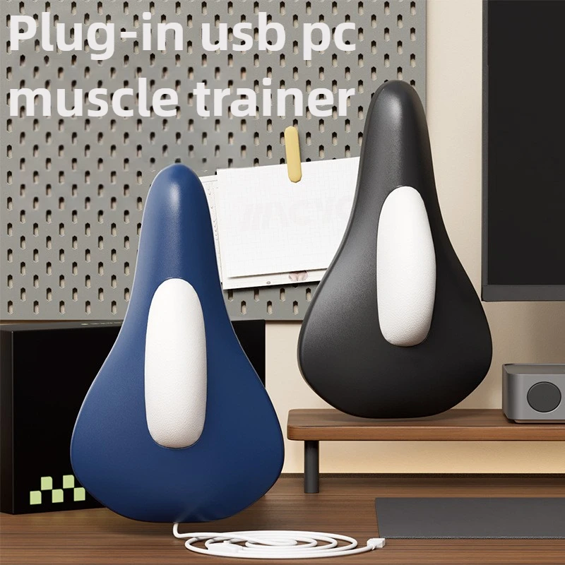 Electric Pelvic Floor Muscle Trainer Kegel Exerciser Ergonomic Sit-On-Top Portable for Home Office Hip Strengthening Recovery