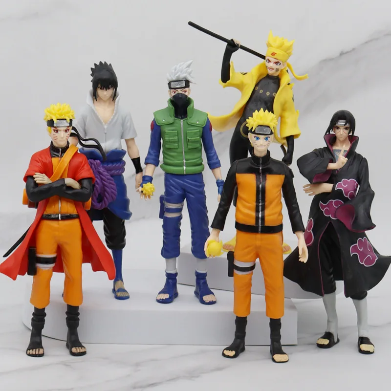 Anime Shippuden Sasuke Statue Naruto Figurine Collection Uchiha