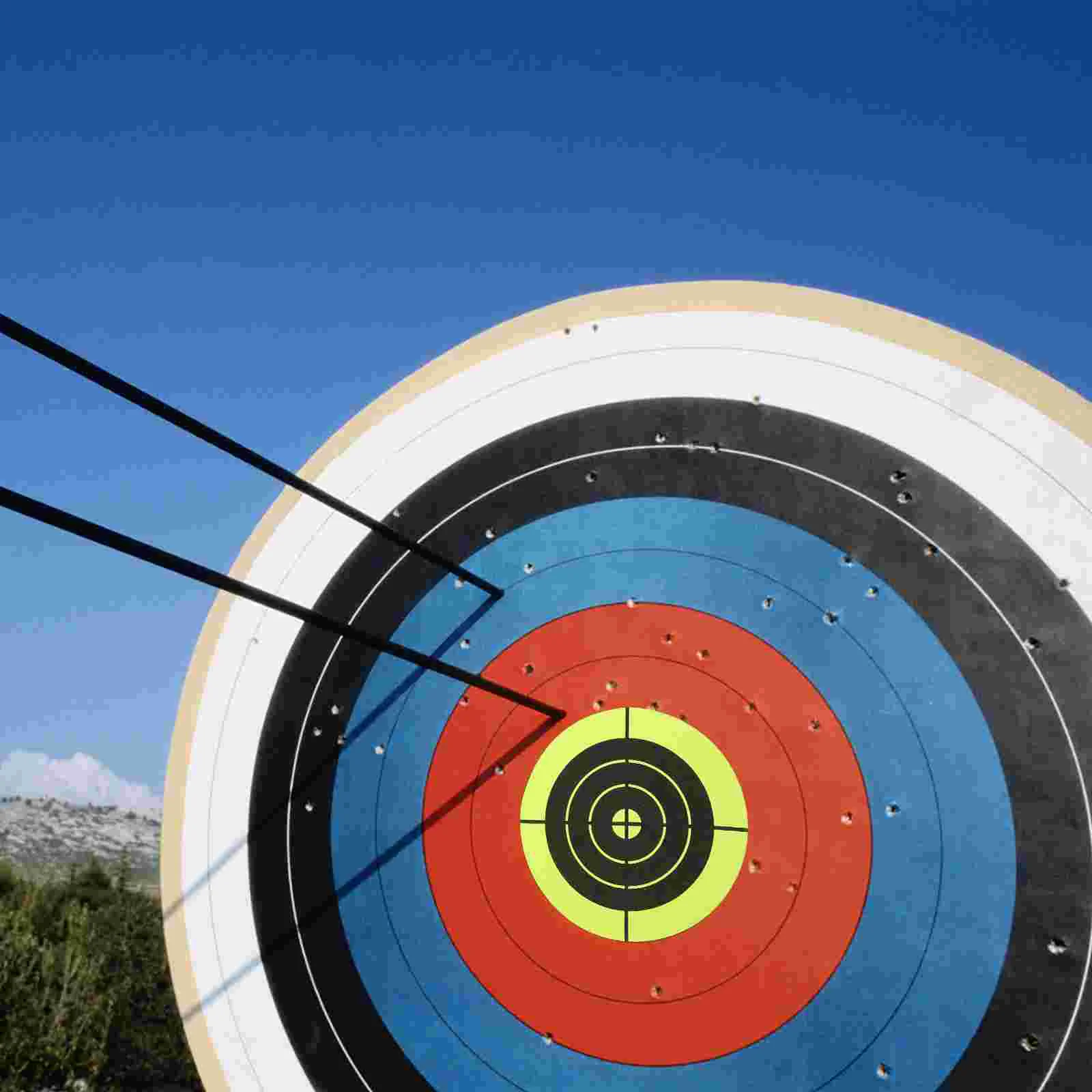

198/208 Paper Targets for Shooting Range Hunting Accessories Round Labels Spot Self-adhesive Stickers Red Circle